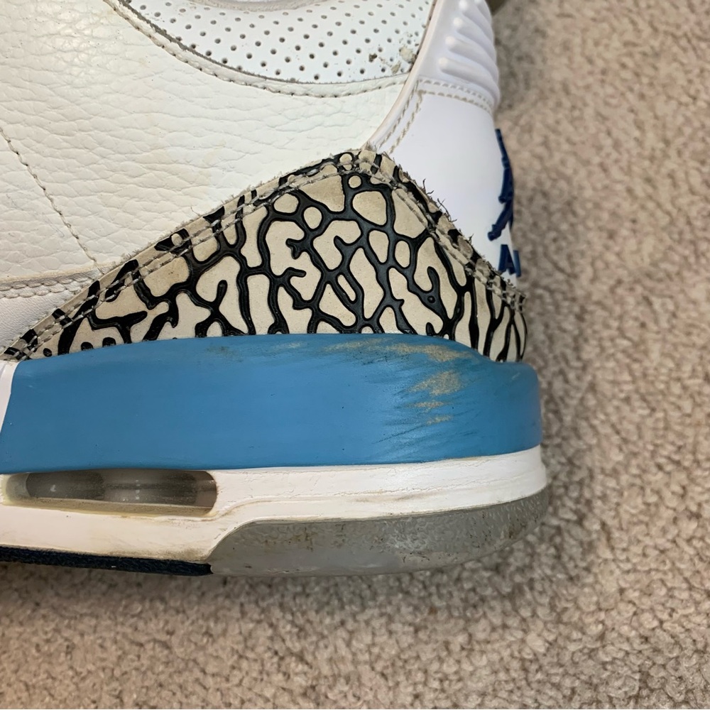 Air Jordan 3 retro mid unc ct8532-104 mens size 10 - Picture 11 of 15